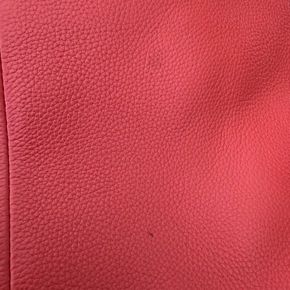 Coach Large Orange Leather Shoulder Bag 35775 - Picture 15 of 16